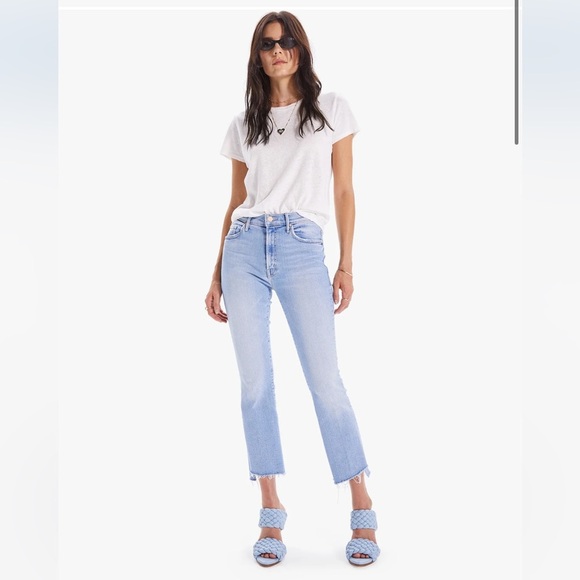Mother The Insider Crop Step Fray Limited Edition 27 NWT - Picture 1 of 14
